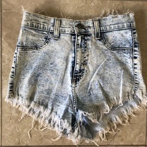 High waisted shorts